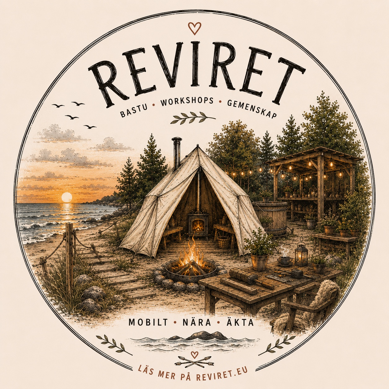 Reviret – bastu, workshops och gemenskap